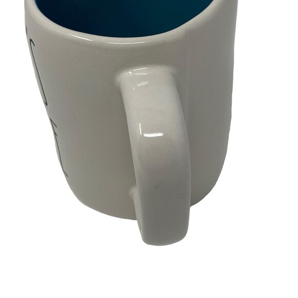 Rae Dunn Artisan Collection By Magenta PEEPS SAKE White Blue Ceramic Coffee Mug - Picture 5 of 7
